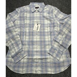 Untuckit Shirt Womens 6 Plaid Bella Rosa Regular Fit‎ Long Sleeve Button Up New